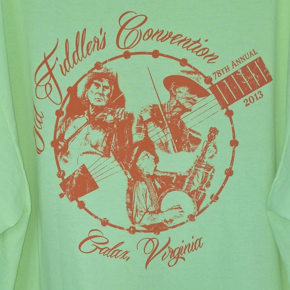 Fiddlers Convention 2XL Delta-pro-weight T-shirt Unisex - Picture 4 of 8